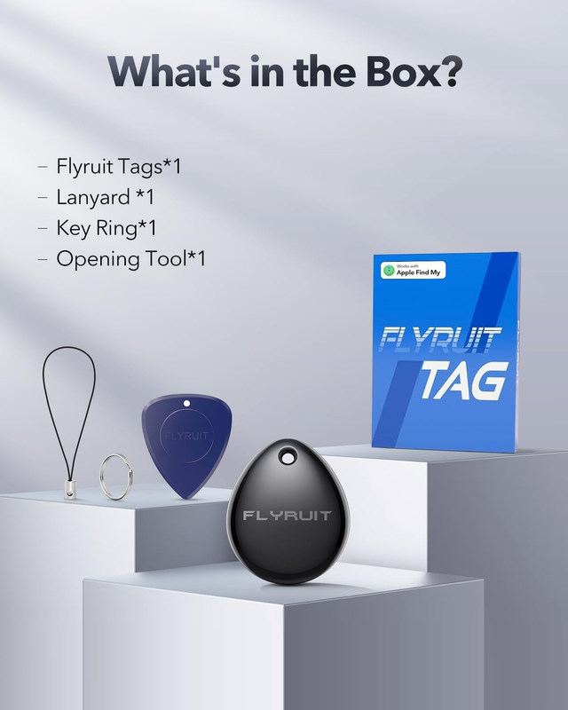 Air Tracker Tag 4 Pack Apple Find My MFi Bluetooth Key Finder Locator7