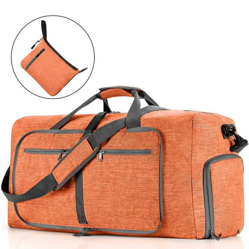 XUEYU 24"Large Travel Duffle Bag,65L Folde Travel Duffel Bag W/ Compartment0