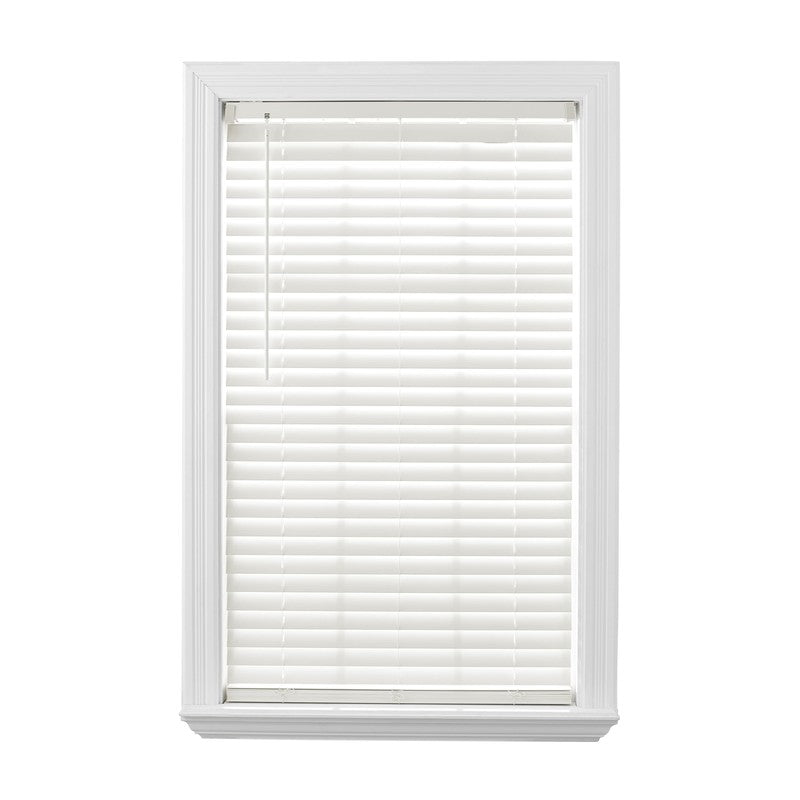 2" Cordless Faux Wood Horizontal Blinds, Antique White, 23" W X 64" L7