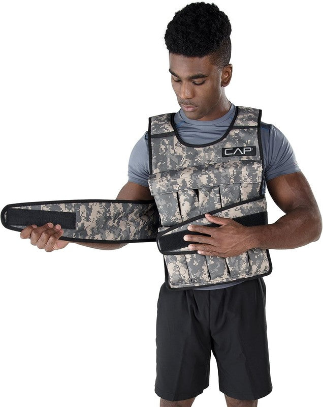 Adjustable Weighted Vest 40lb Heavy Duty Workout Vest Removable Weights3