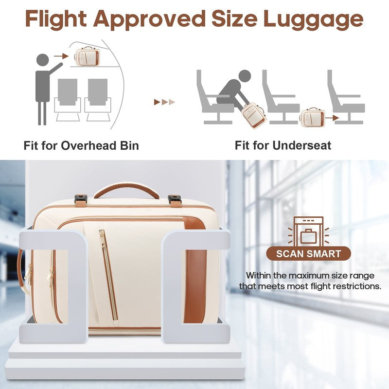 Travel Backpack for Women Carry on Backpack Flight Approved 40L Personal Item Ba3