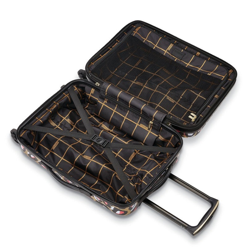 Arabella Hardside Carry on Luggage with Spinner Wheels   Leopard Gold7