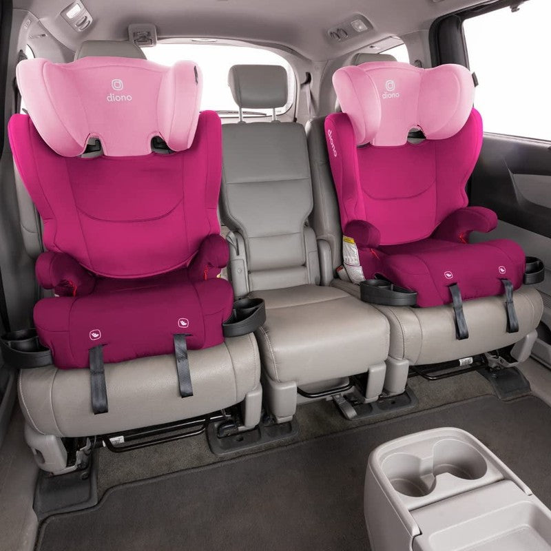 Cambria 2 XL Latch 2-In-1 High Back to Backless Booster Car Seat, Pink  Cambria 5