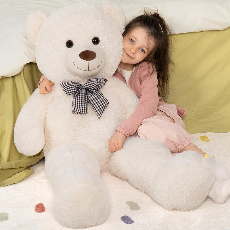 Giant Teddy Bear Big 4 Feet Stuffed Animal Stuffed Bear Baby Shower Life Size La3