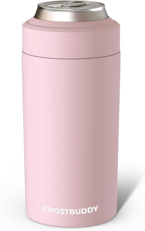 Universal Buddy Can Cooler Stainless Steel Fits 12oz 16oz Mia Pink8