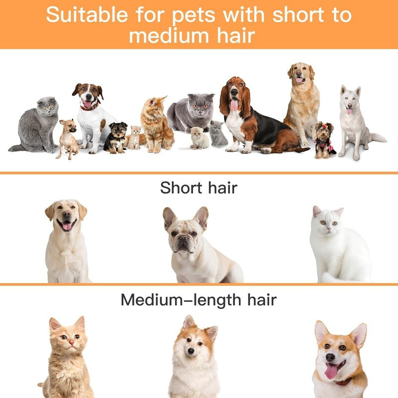Dog Grooming Vacuum Kit 12000Pa Pet Hair Shedding Trimmer Quiet 2L PG1008