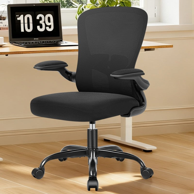 Office Chair, Ergonomic Desk Chair with Adjustable Lumbar Support, High Back Mes7