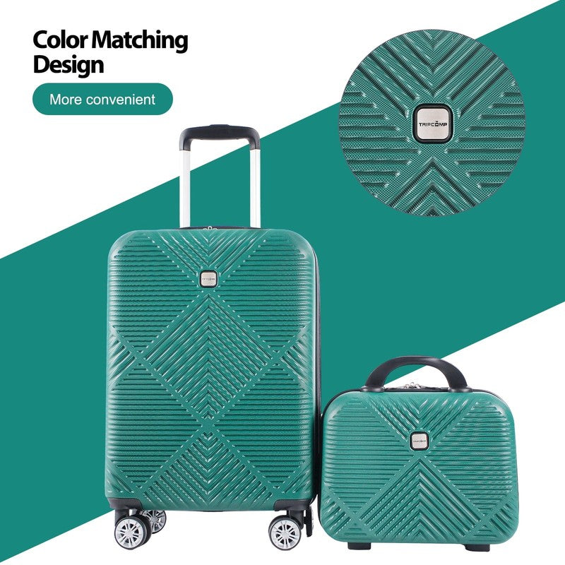 Luggage Sets 2 Piece Suitcase Set (14/20/)Hardside Suitcase with Spinner Wheels 7