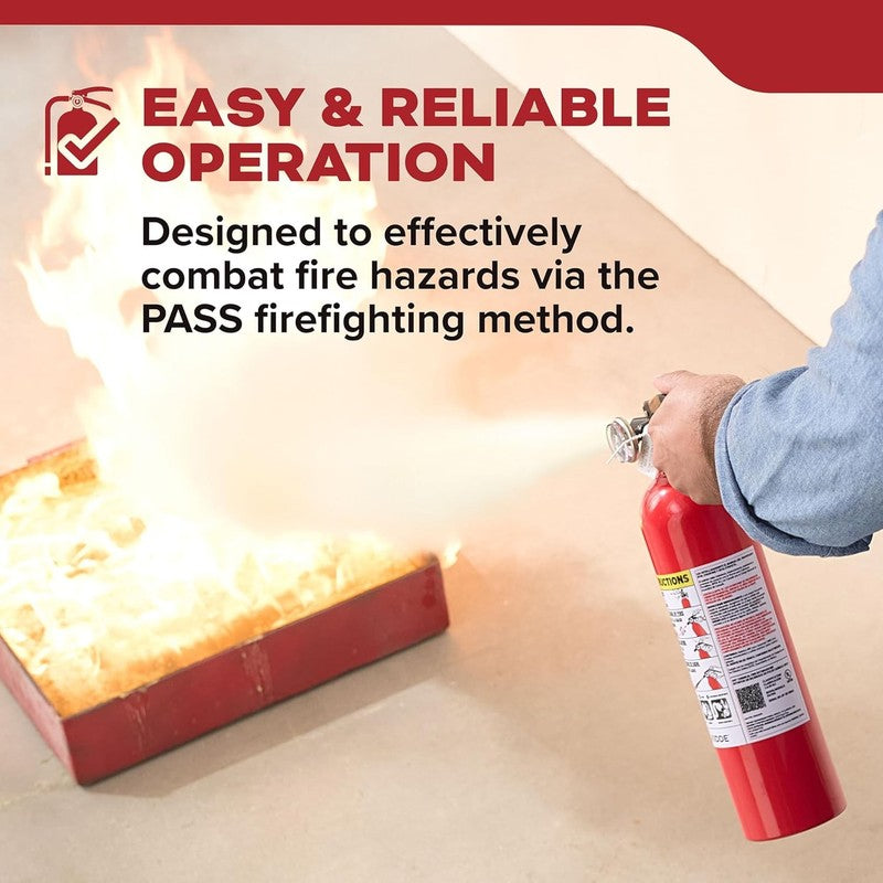 Multi Purpose Fire Extinguisher for Home, Office, Dorm, Residential, 1A10BC, 2 P6