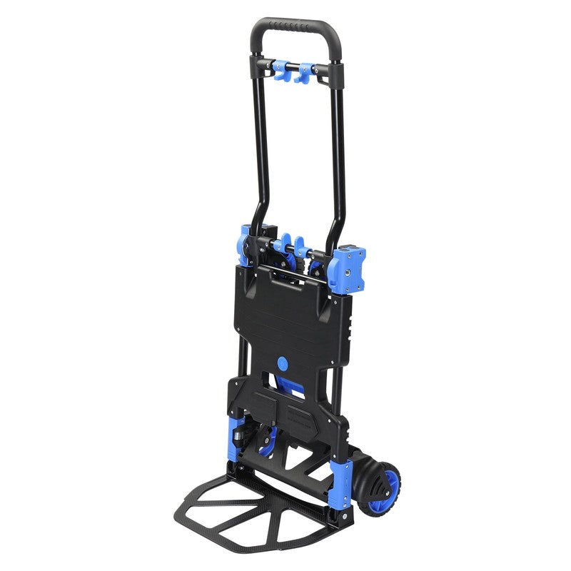 Portable 2-in-1 Hand Truck & Dolly Cart Foldable 330LB Capacity Handle10