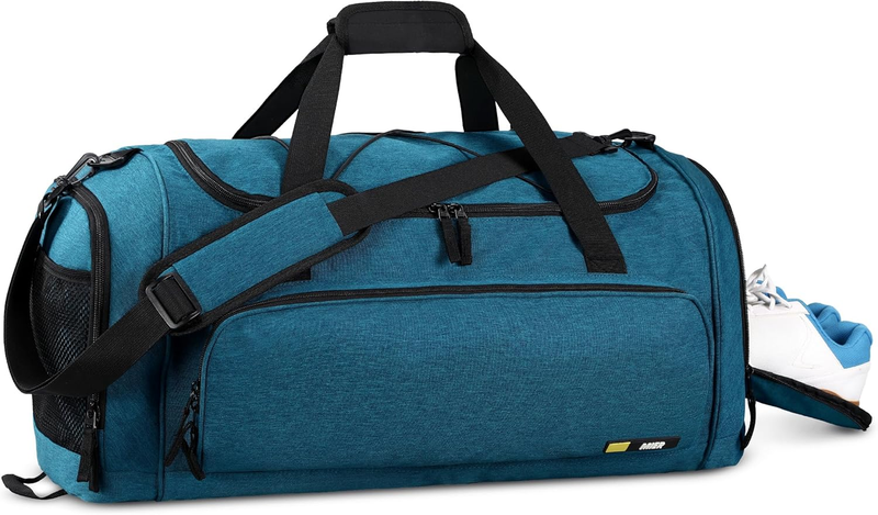 60L Large Gym Duffle Bag Shoes Compartment Lightweight Workout Travel0