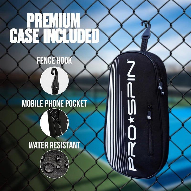 Carbon Fiber Pickleball Paddles Set of 2 or Single | Lightweight Pickleball Set 5