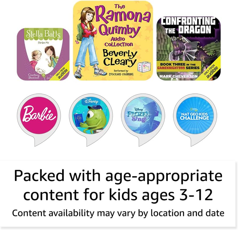 Echo Dot Kids (Newest Model) with Alexa, Parental Controls, 1 Year Kids+, Owl4