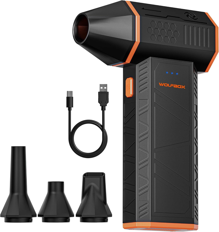 MF50 Compressed Air Duster-110000Rpm Super Power Electric Air Duster, 3-Gear Adj0