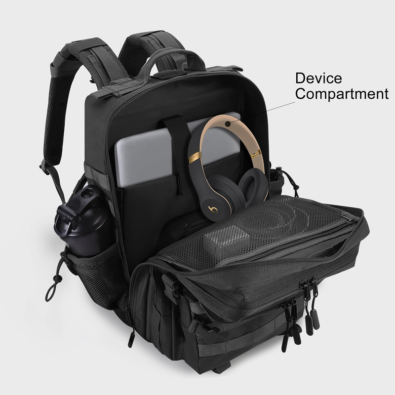 Military 45L Tactical Backpack 3 Day Pack Shoe Compartment Army Bag5