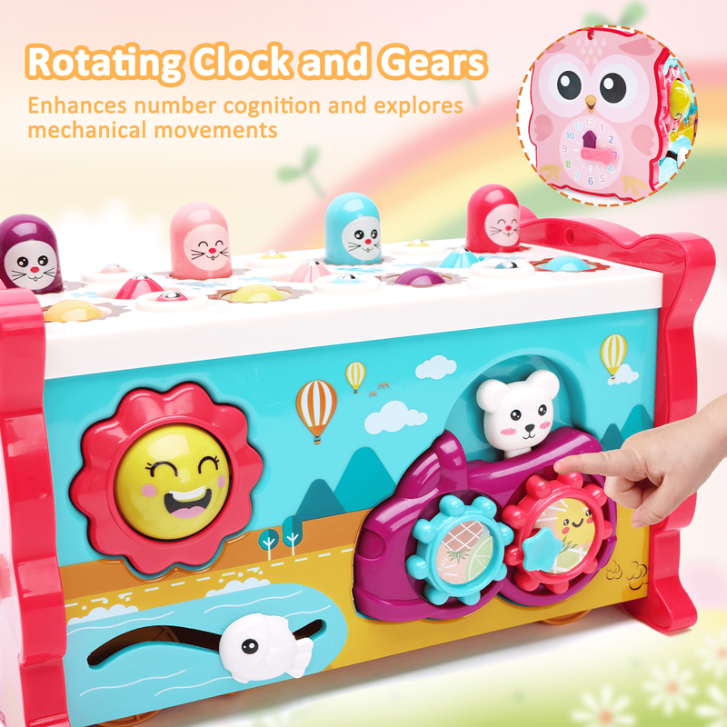 8-in-1 Baby Busy Board Learning Toys Educational Gift for Toddlers Ages 1-38