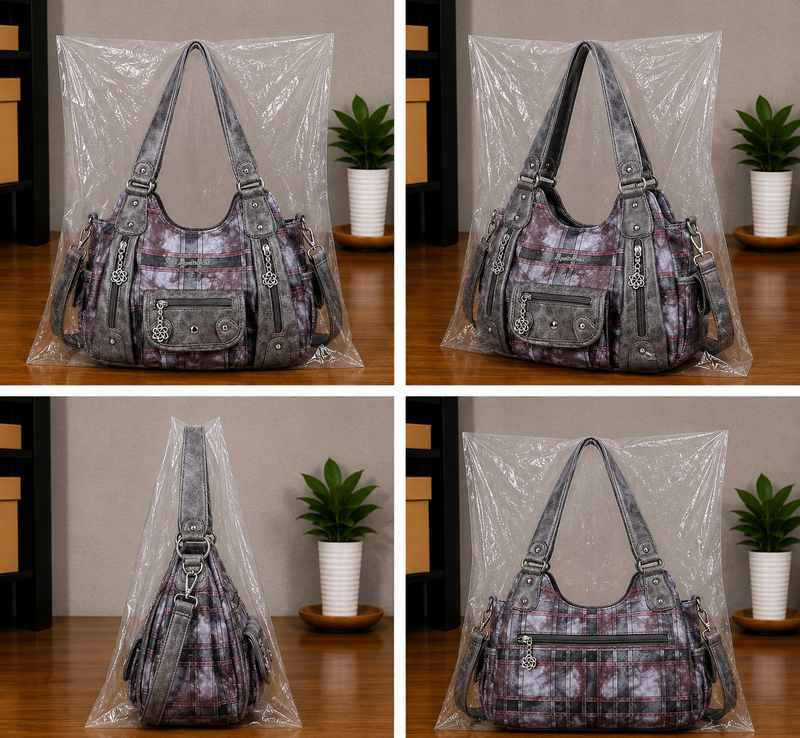 Women's Soft PU Leather Shoulder Bag Crossbody Purse Handbag0