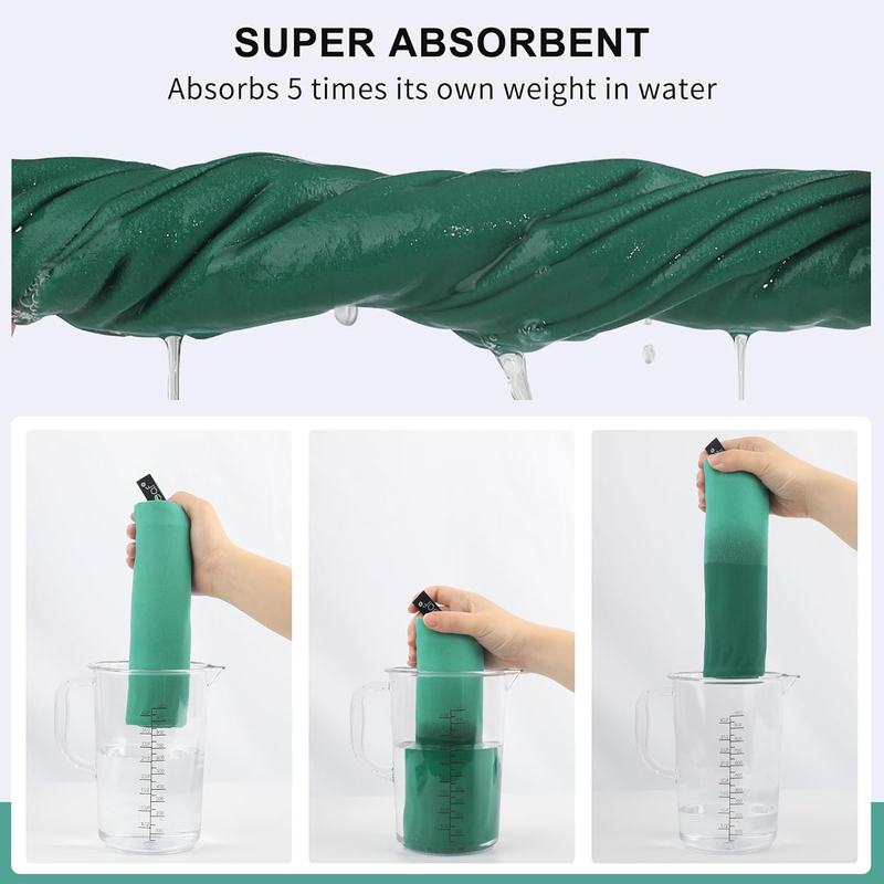 Microfiber Travel Towel Quick Dry Gym Camping Beach Pool Ultra Compact3