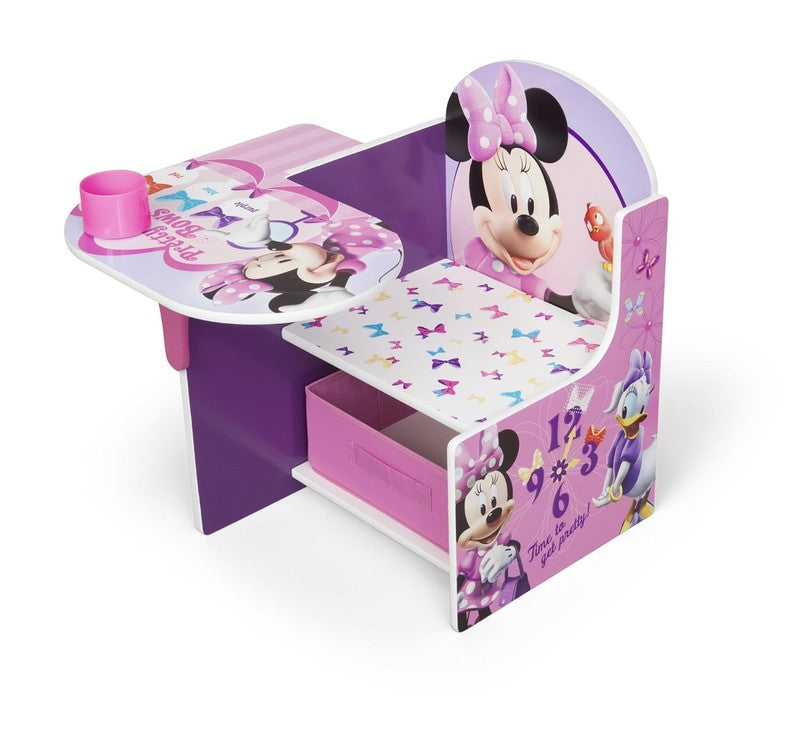 Chair Desk with Storage Bin, Minnie Mouse1
