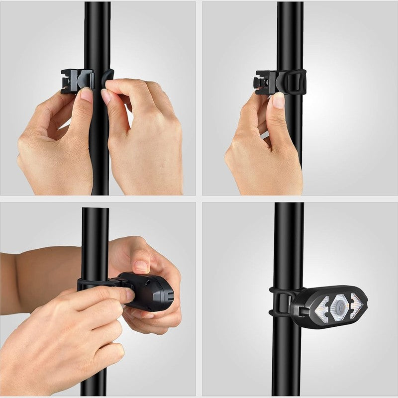 Bike Tail Light with Turn Signals Wireless Remote Control Waterproof Bicycle Rea5
