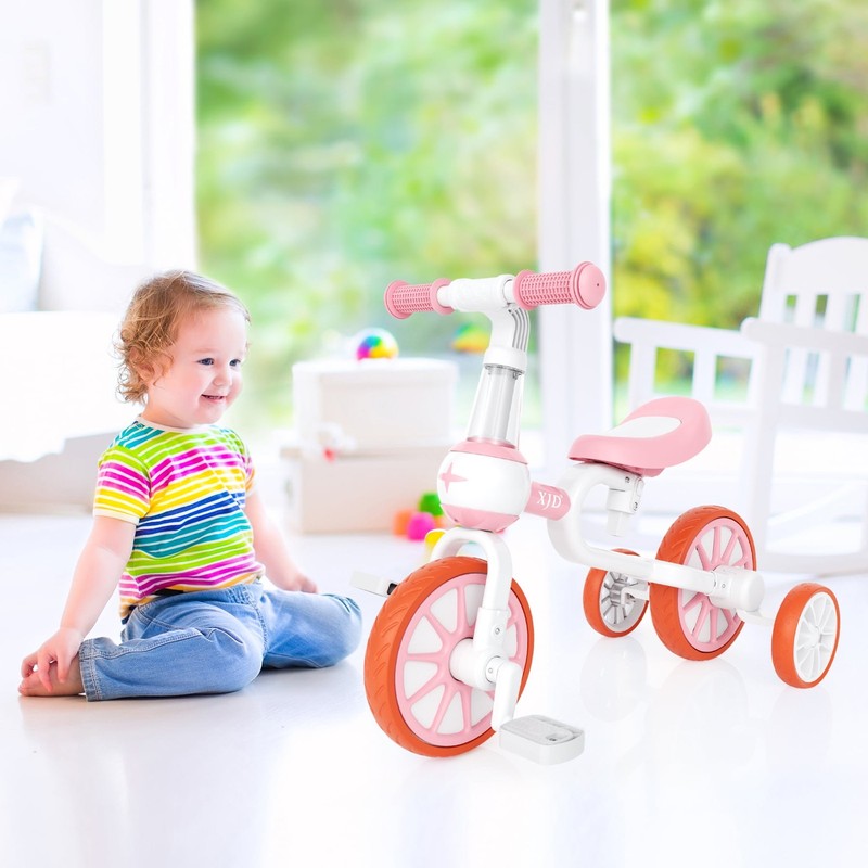 3 In 1 Toddler Tricycle for 1 5 Years Old Boys Girls Toddler Bike Kids Trikes fo5