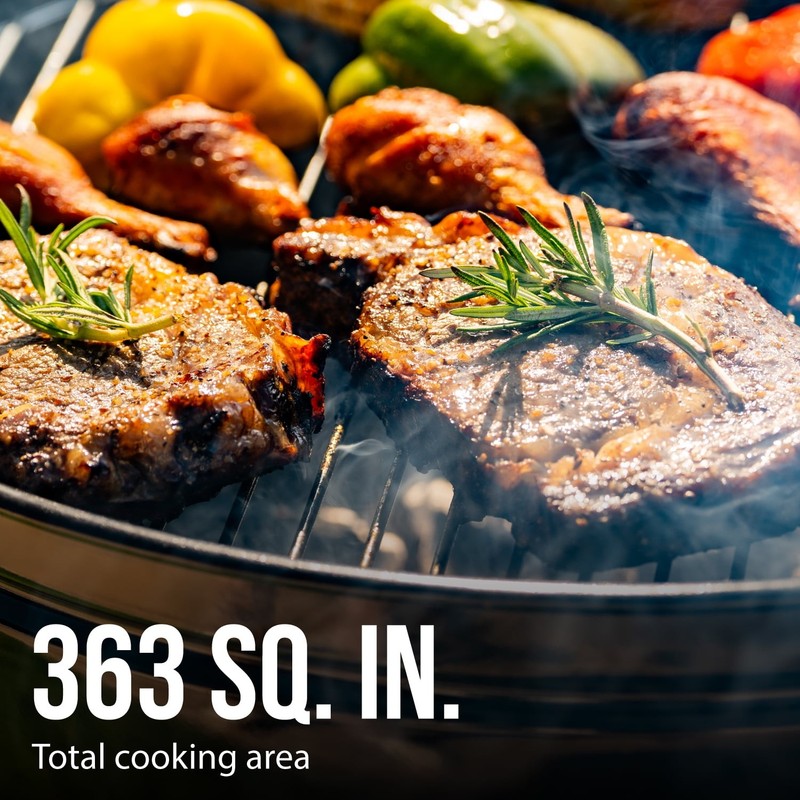 22.5" Charcoal Kettle Grill7