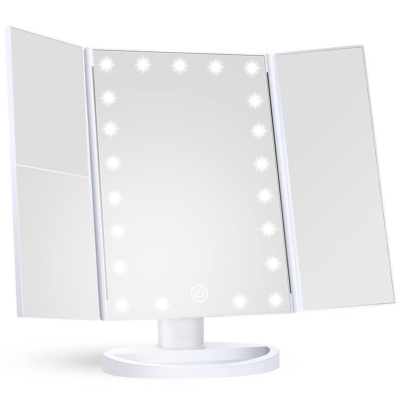 Makeup Mirror Vanity with Lights, 2X 3X 10X Magnification, Touch Control, Trifol4