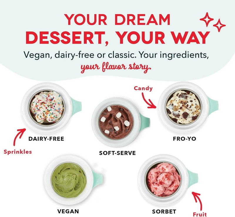My Mug Ice Cream Maker - Makes Single Serving of Gelato, Frozen Yogurt, Sorbet &3