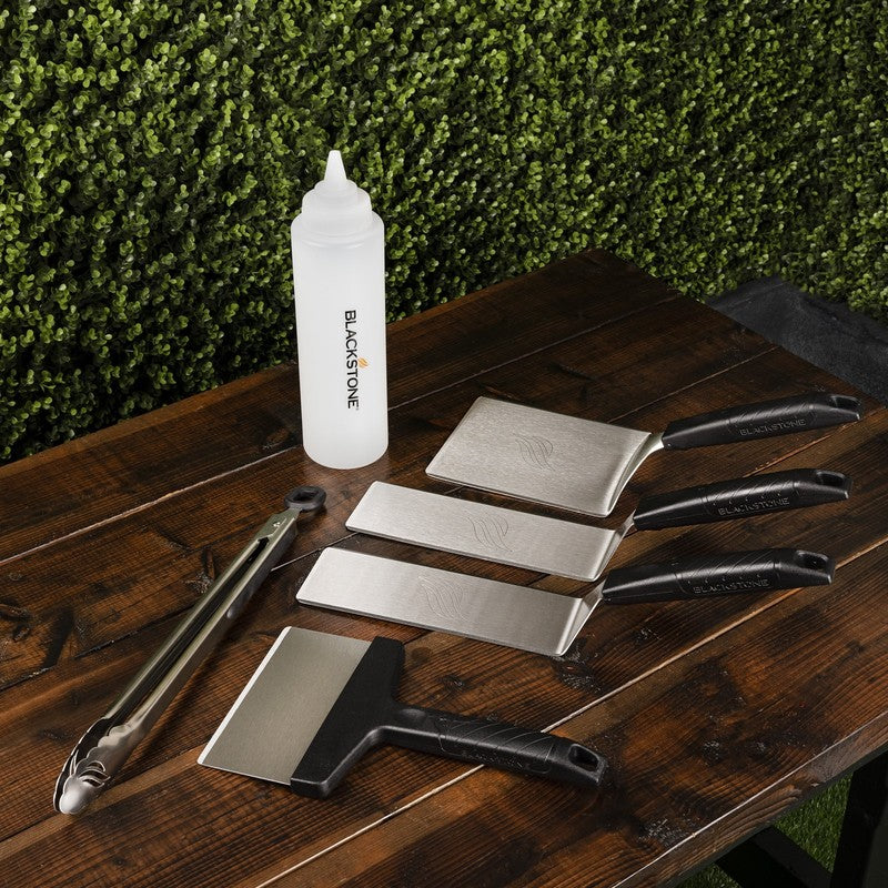 Deluxe Stainless Steel Spatula Griddle Set, 6 Piece2