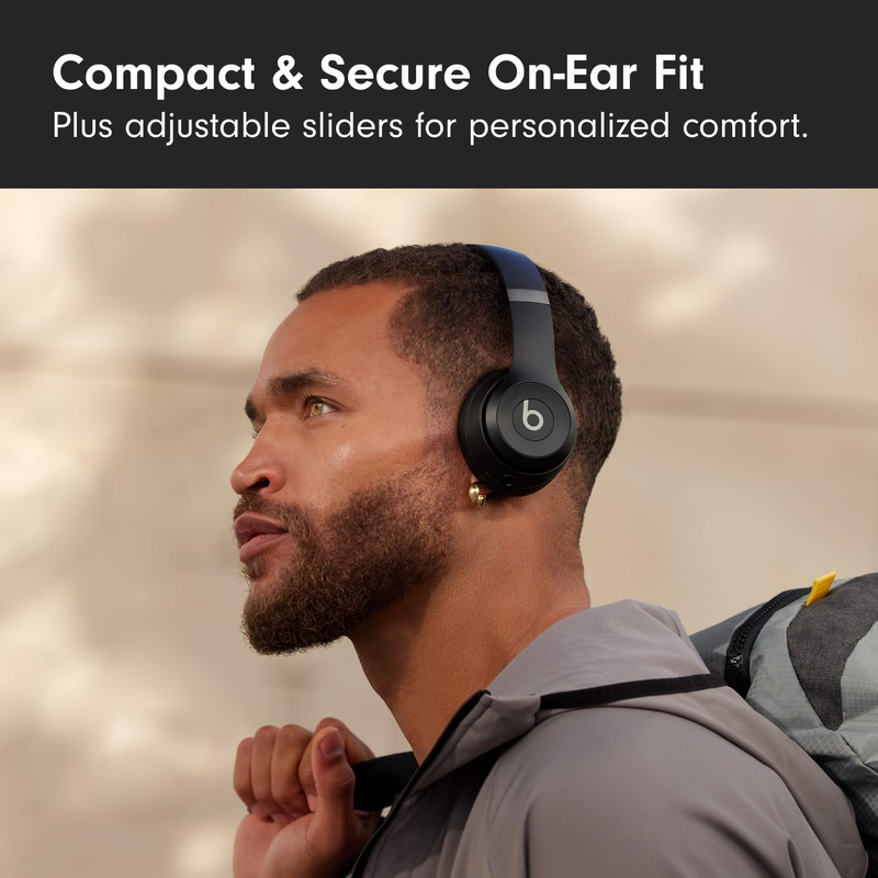 Solo 4 Wireless On-Ear Bluetooth Headphones 50Hr Battery Matte Black2
