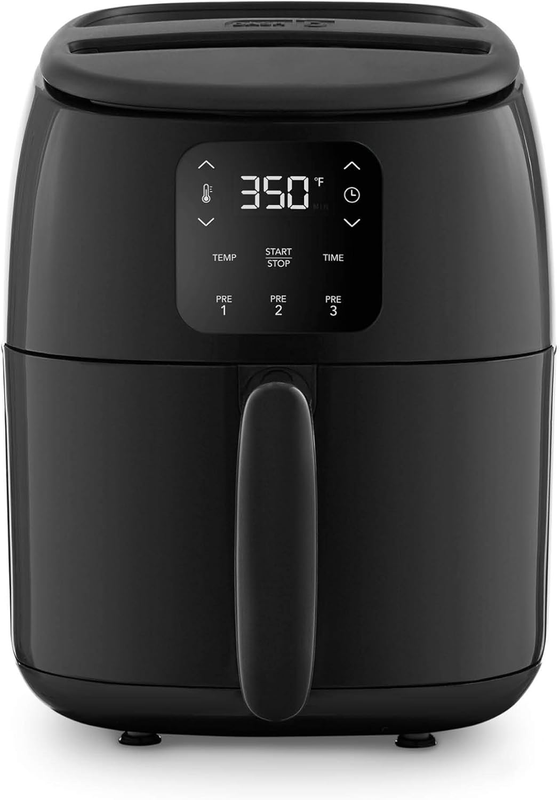 Tasti Crisp Electric Air Fryer Oven 2.6 Qt Digital 1000W Compact Black5