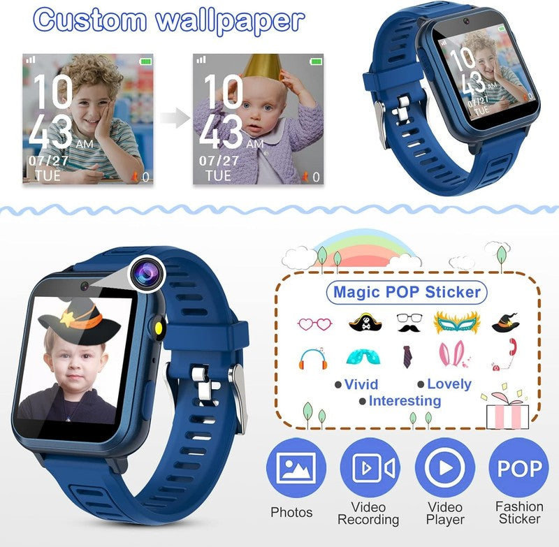 Smart Watch for Kids with 39 Games Alarm Clock, Touchscreen, Calendaring Camera 4