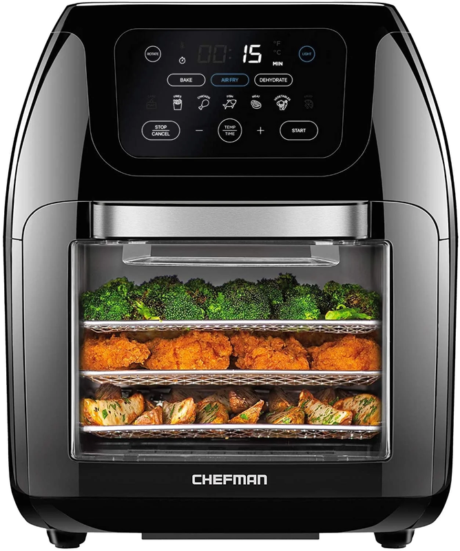 10 Qt Digital Air Fryer | Multifunctional Rotisserie, Fry, Roast & Bake0