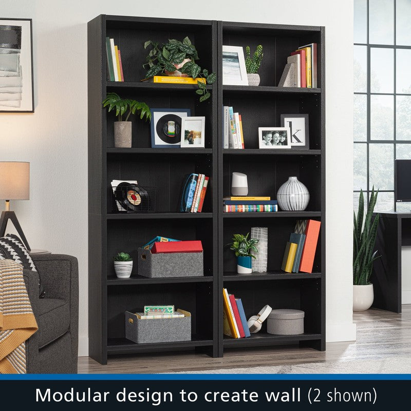 Westley 5 Shelf Bookcase, Black Finish8