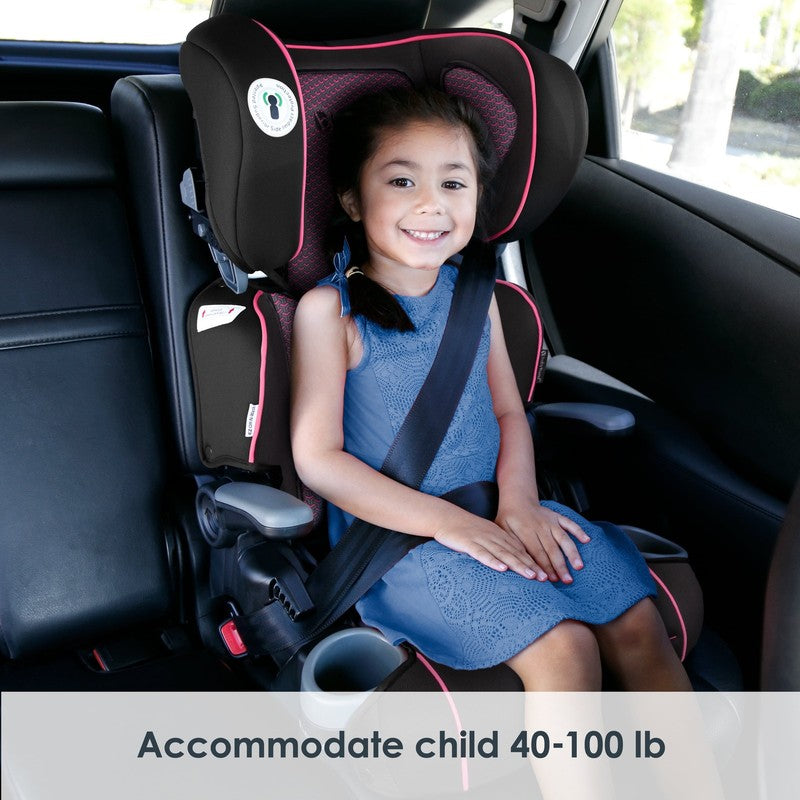 Protect 2-In-1 Folding Booster Car Seat - Pink Tech - Pink7