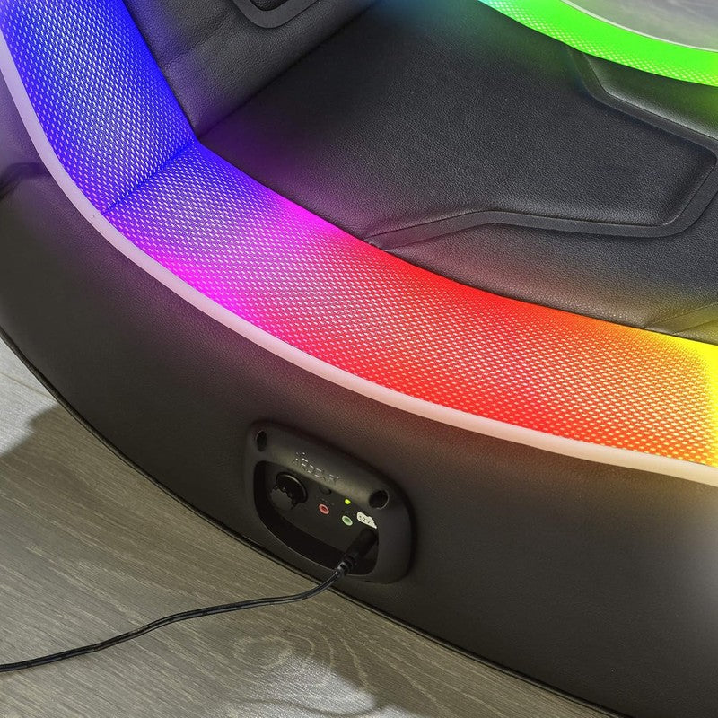 Gaming Rocker Chair w/ Speakers, Foldable Floor Seat for Kids & Teens10