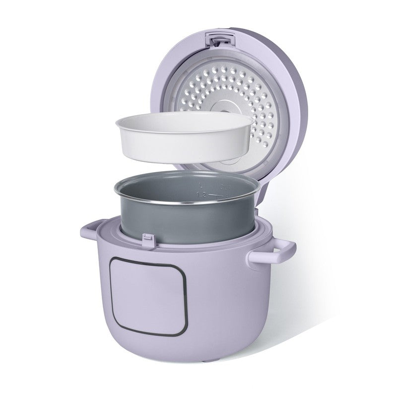 Drew Barrymore Evergood 14-Cup Rice & Grain Cooker Ceramic Nonstick Lavender11