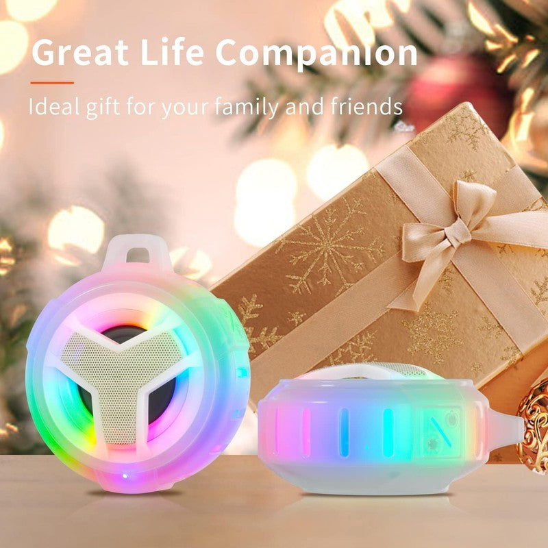 Bluetooth Shower Speaker, Portable Bluetooth Speakers, IP67 Waterproof Wireless 6