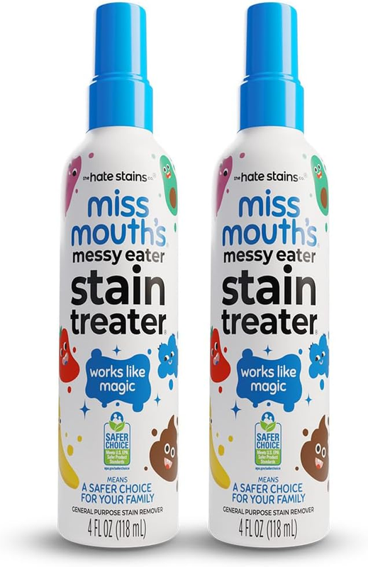 Messy Eater Stain Treater Spray 4oz 2 Pack Baby Food Grease Remover11