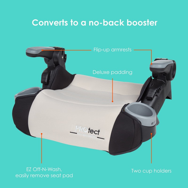Protect 2-In-1 Folding Booster Seat - Dash Tan7