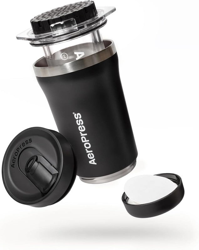 Go Plus Portable Coffee Maker French Press Pour Over Espresso Travel Black3
