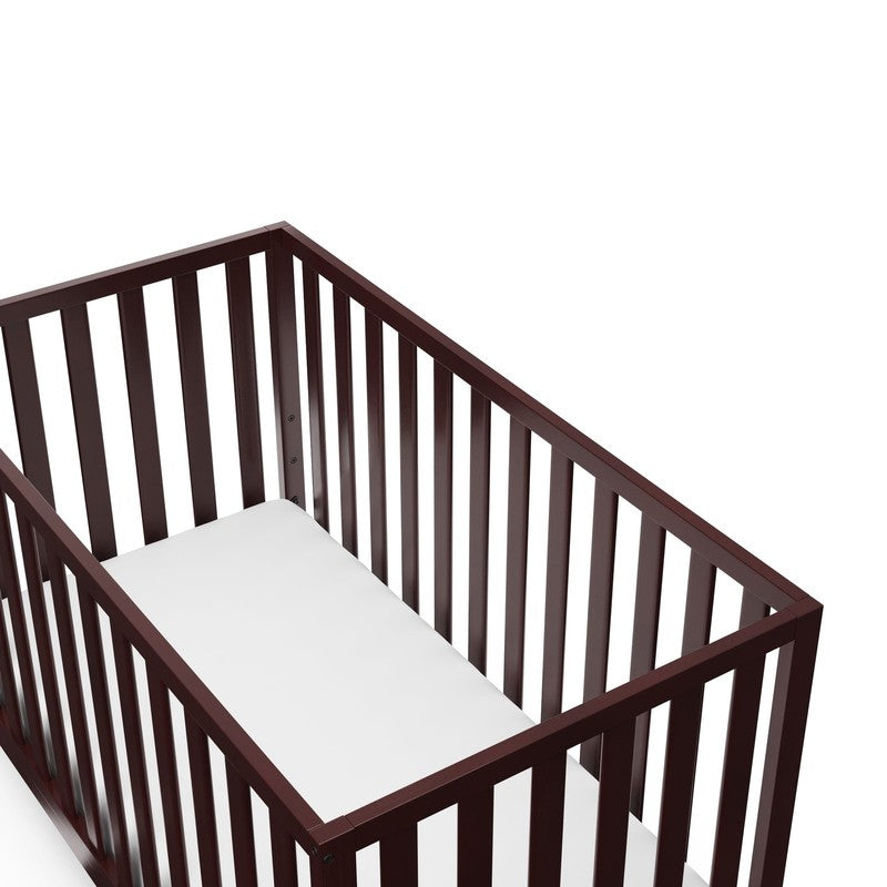 Sunset 4 In 1 Convertible Baby Crib, Espresso2