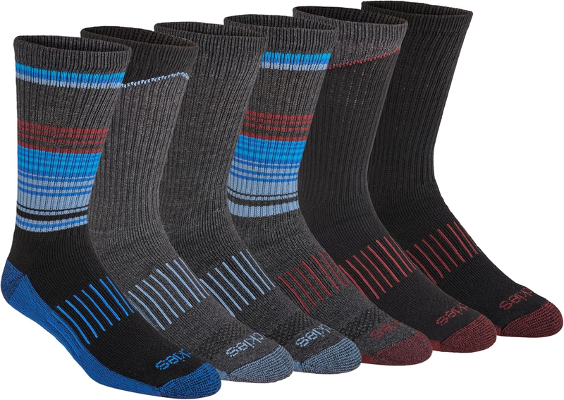 Men's Dri Tech Crew Socks Moisture Control M XXL 6 12 18 Pairs8