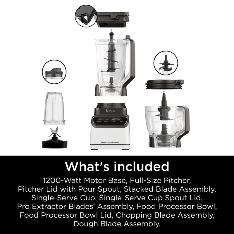 Grand Kitchen System 1200 Watts, Blender, 4 Preset Auto-Iq Programs7