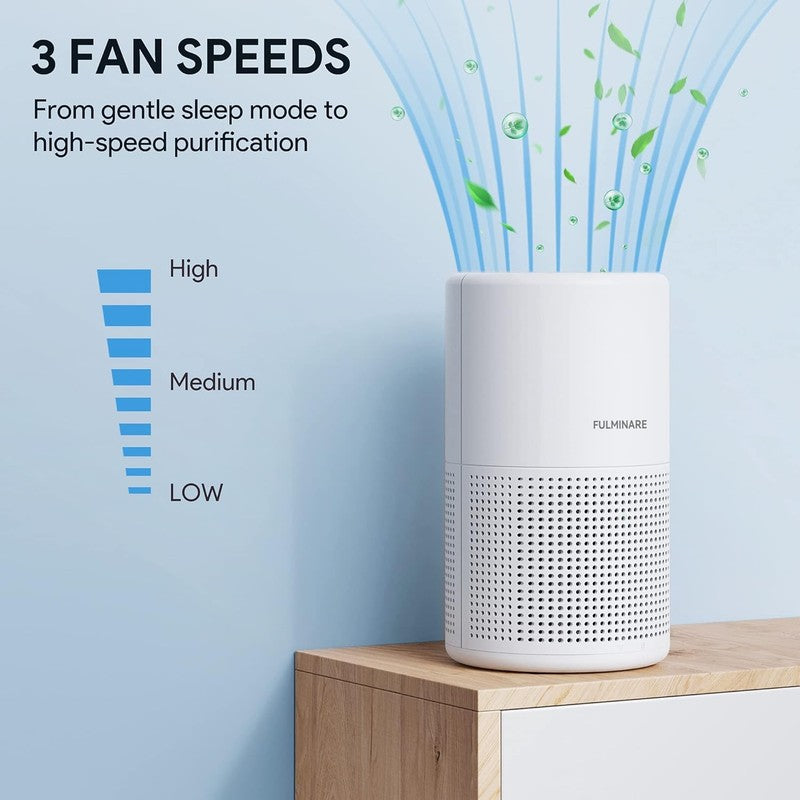 Air Purifier H13 HEPA Quiet w/ Night Light for Bedroom Home Office4
