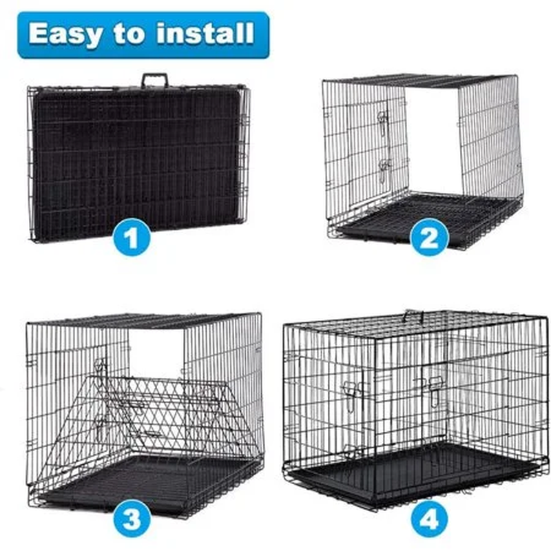 Large 36" Pet Cage with Plastic Tray and Handle4