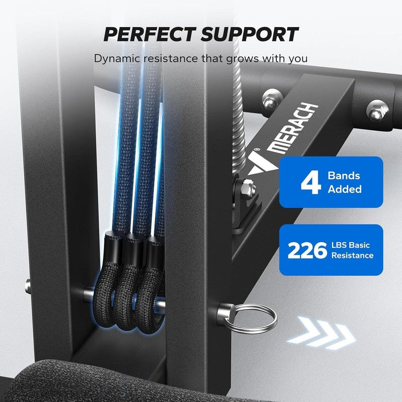 Deep Squat Machine for Women Adjustable Glutes Core Leg Home Gym4