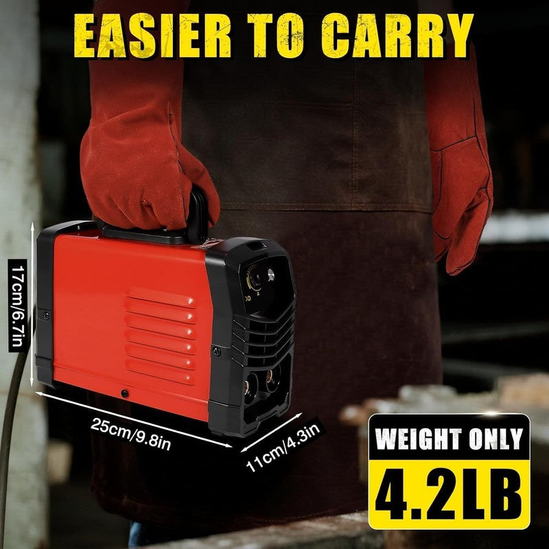 200A Welding Machine with 25 Rods – Clearance! Portable 110V ARC Stick Welder, 16