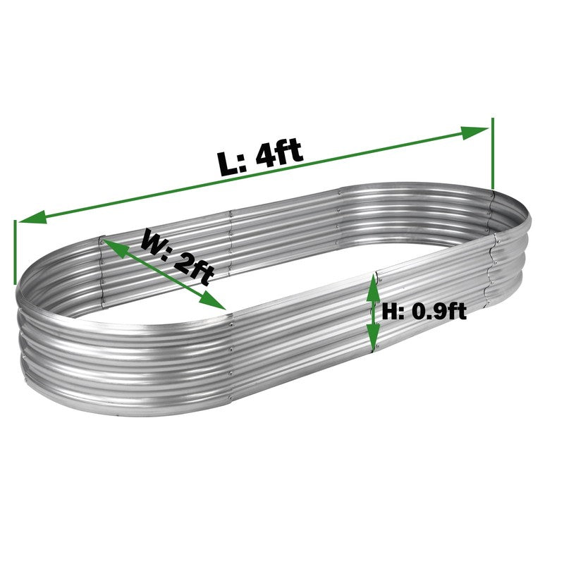 Galvanized Raised Garden Bed Kit, Galvanized Planter Raised Garden Boxes Outdoor4