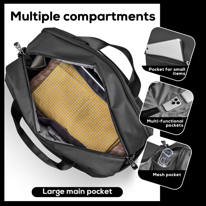 Travel Duffel Bag 15.6in Laptop Compartment Carry On Gym Weekend Bag2